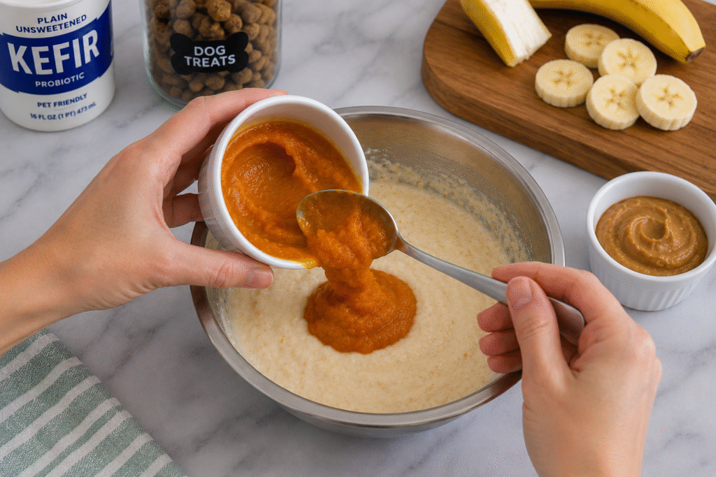 Homemade Natural Probiotics Treats for Dogs. image
