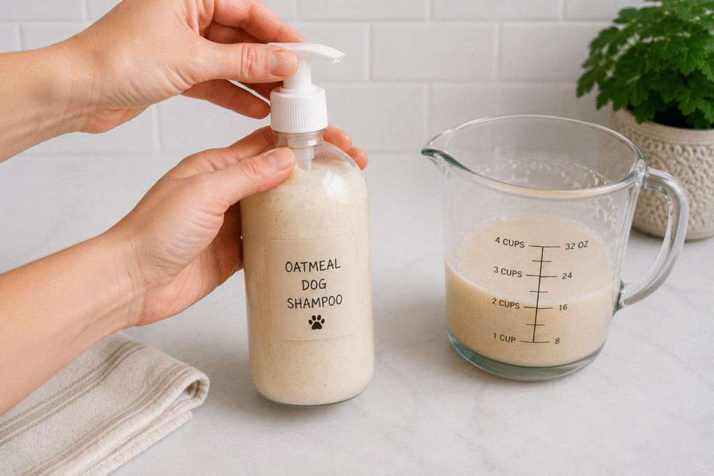 DIY Oatmeal Dog Shampoo: Natural, Gentle & Soothing image