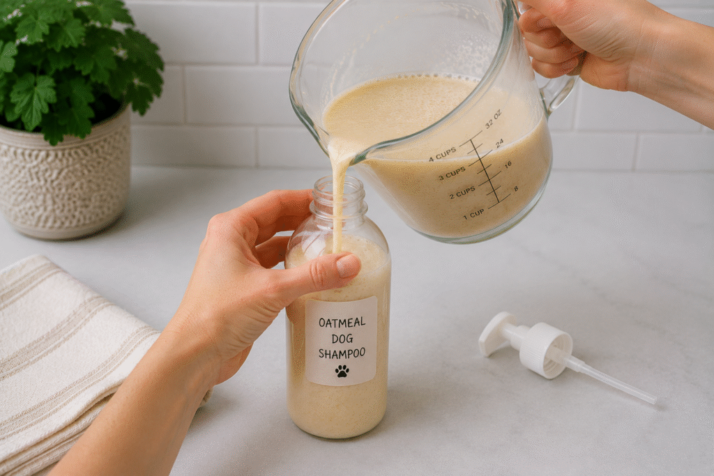 DIY Oatmeal Dog Shampoo: Natural, Gentle & Soothing image