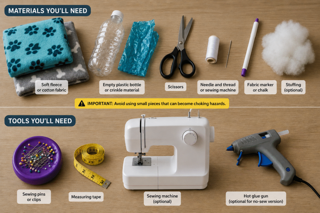 DIY Crinkle Dog Toy image