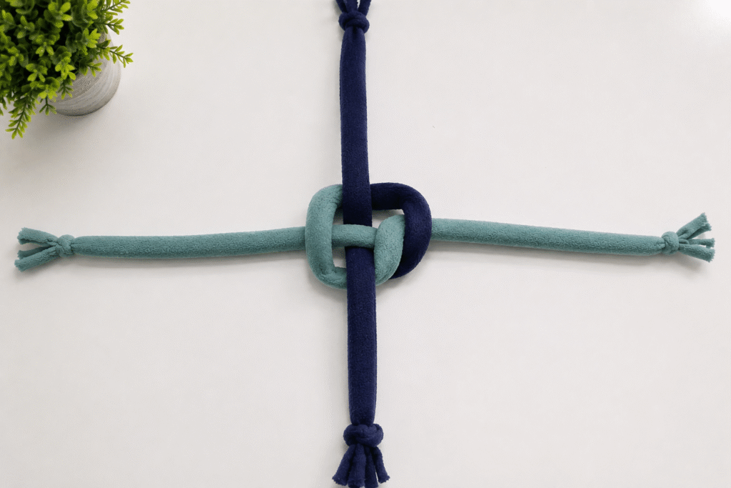Square Knot Dog Toy image