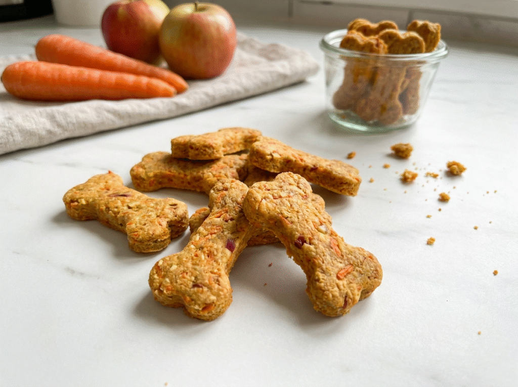 Homemade Carrot & Apple Dog Treats image